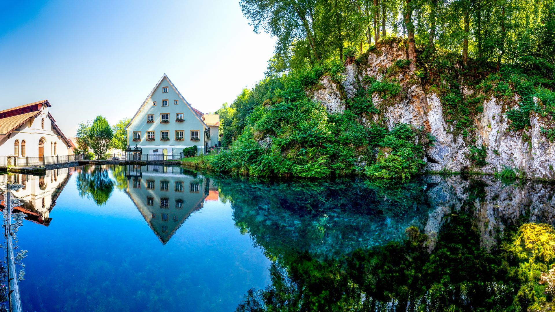 Brenztopf, Koenigsbronn, Baden-Württemberg, Deutschland