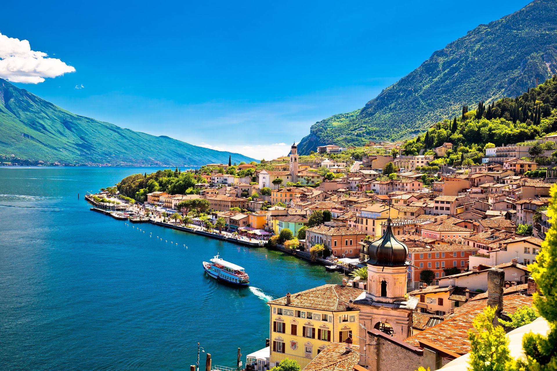 Limone sul Garda waterfront view